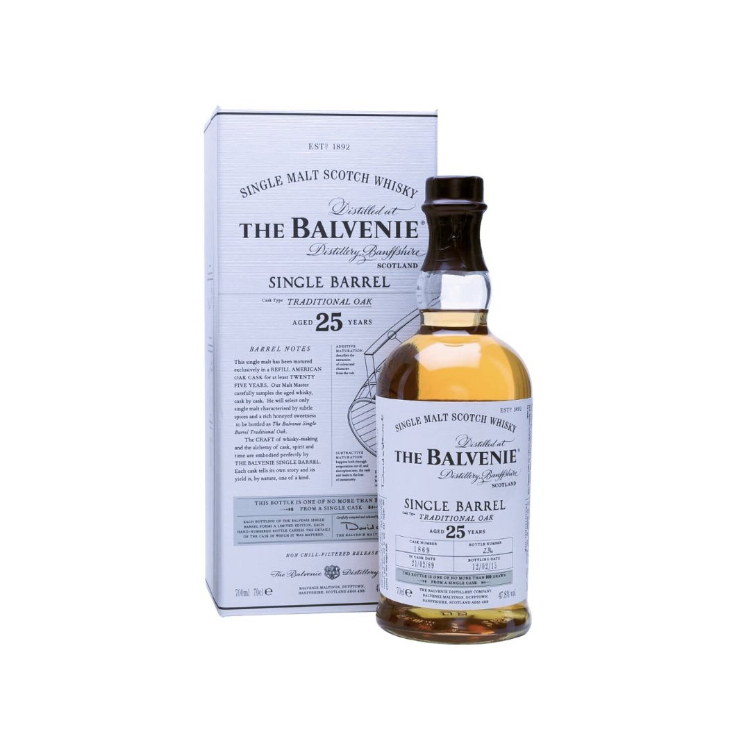 The Balvenie 25 Years Old “Single Barrel” (700ml)