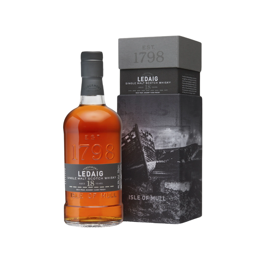 Ledaig 18 Years Single Malt Whisky 700ML