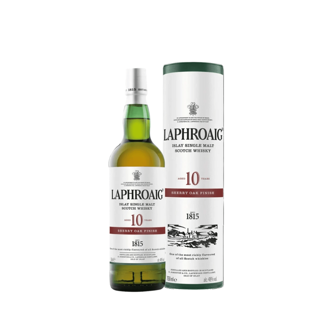 Laphroaig 10 Year Old Sherry Oak Finish – Single Malt Scotch Whisky (700ml)