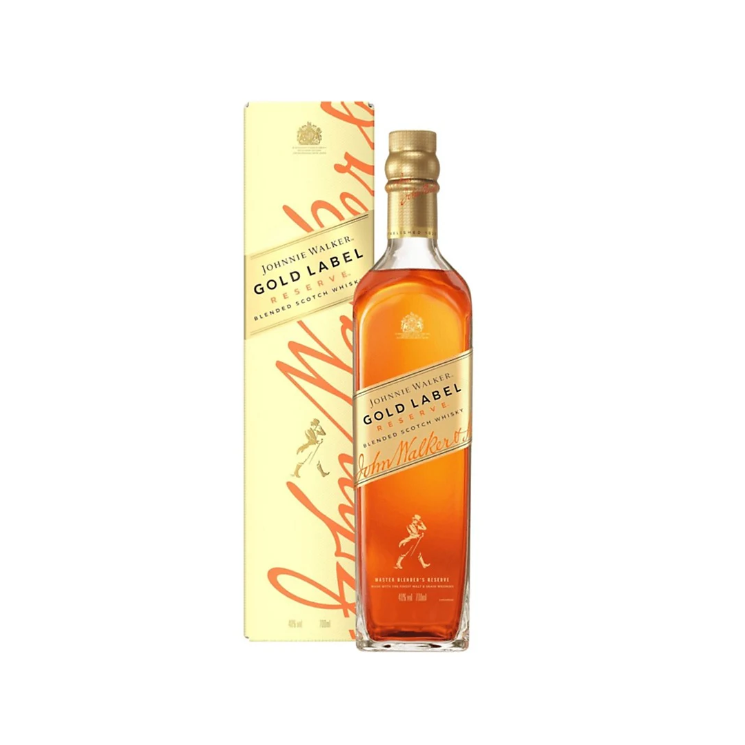 Johnnie Walker Gold Label Reserve Blended Scotch Whisky (750ml) – Smooth, Luxurious, and Perfect for Celebrations