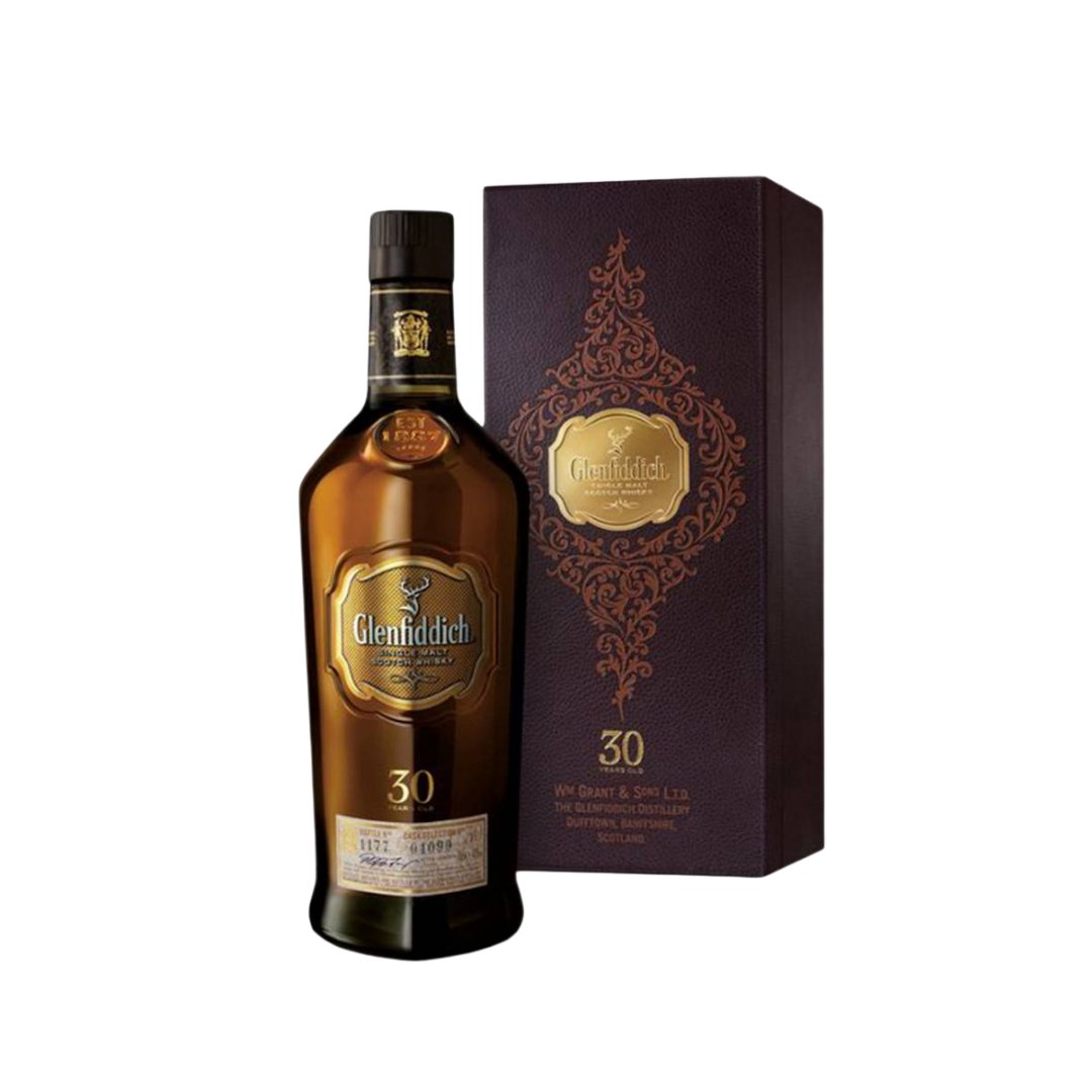 Glenfiddich 30 Year Old Single Malt Scotch Whisky (700ml)