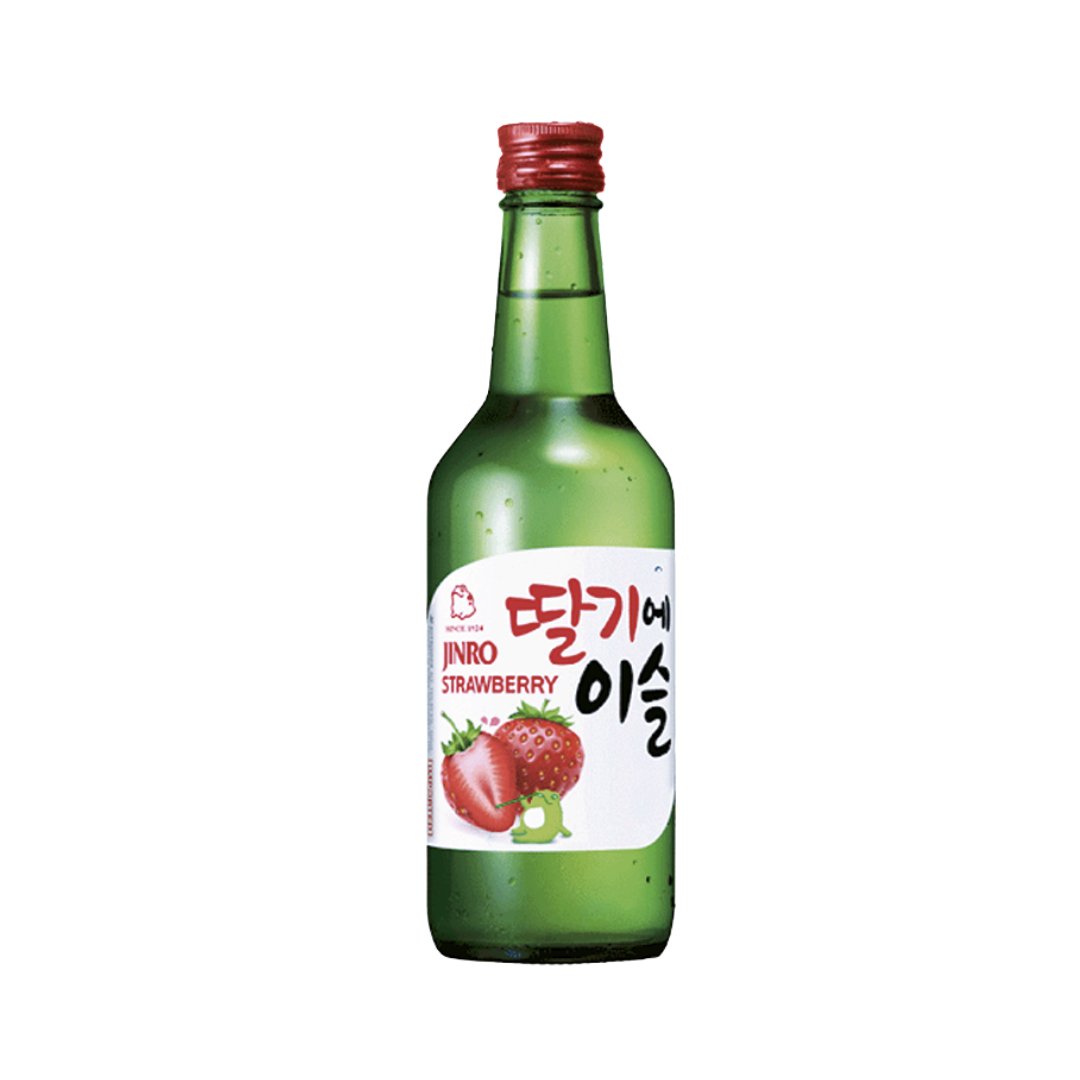 Jinro Soju Strawberry 360ML - 3ELIXIR - BEER・WINE・SPIRITS