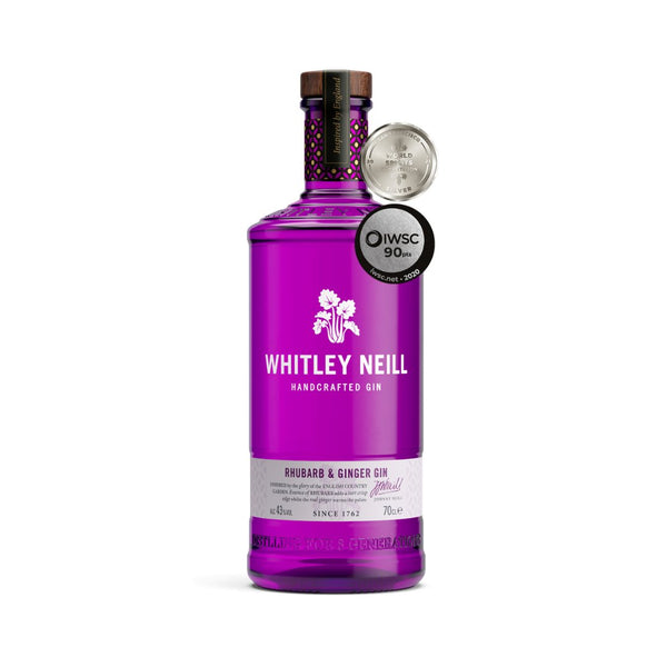 Whitley Neill Rhubarb & Ginger Gin 700ML - 3ELIXIR - BEER・WINE・SPIRITS